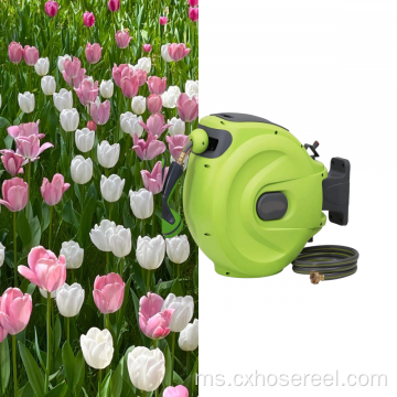 Air Retractable Hose Reel Garden Supplies Tekanan Sistem Pengairan Mesin Gardena Wallmounted Auto Rewind Fuse Automotive